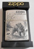☆熊！ＺＩＰＰＯ ＯＵＴＤOＯＲ ＬＩＦＥ！１９９７年５月 アンティ―クバレル ZIPPO！未使用品