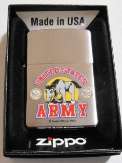 画像1: ☆米軍 ARMY！陸軍アーミー 牛の・・デザイン！２０１０年 USA ＺＩＰＰＯ！新品