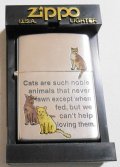 ☆THE CATS！可愛い・・ネコ ３匹！１９９９年 シルバー銀加工 ZIPPO！新品A