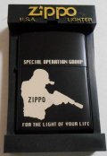 ★SPECIAL OPERATION GROUP！狙撃手１９９９年 BLACK ZIPPO！新品
