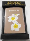 ☆プルメリア！ハワイアン・トロピカル ２０００年 銀加工 ZIPPO！未使用品