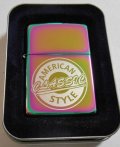 ☆人気の・・スペクトラム！虹色 SPECTRUM アメリカン柄 ２００４年 ZIPPO！新品C