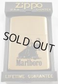 ☆マールボロ！Marlboro １９９２年 カーボーイ Solid Brass Ｚｉｐｐｏ！新品