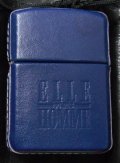 ☆ELLE！人気ブランド ELLE HOMME 全六面革巻き ブルーレザー！１９９６年 ZIPPO！未使用品