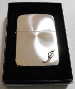 画像1: ☆イニシャル・・I　両面スピンデザイン！銀加工 １９４１レプリカ  ２００４年 ZIPPO！新品