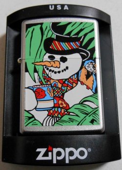 画像1: ☆クリスマス！ジッポー社 SNOW MAN！スノーマン ２００４年１０月 ZIPPO！新品