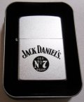 ☆JACK DANIEL'S！ジャック・ダニエル ２００３年１０月 サテンクローム ZIPPO！新品