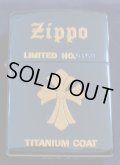 ★人気のクロス！ブルーチタン 限定 ネックレス付 ２００１年１月 ZIPPO！新品G