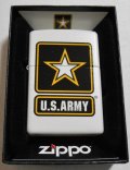 ☆米軍 US ARMY！ZIPPO社 ２０１６年モデル 陸軍 ホワイト  USA ZIPPO！新品