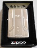 限定！お洒落な・・彫刻デザイン 銀加工 ２００３年 ZIPPO！新品
