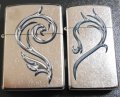 ２個セット！ラブラブ ペア・ジッポー！ハートデザイン ２０１３年 USA ZIPPO！新品