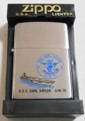 ★米海軍！ＵＳＳ CARL VINSON ＣＶNー７０ ２００２年 ＃２００ ＺＩＰＰＯ！新品