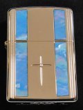 ☆天然貝！SHELL INRAY お洒落な・・クロス 限定２００個 ２０１０年 ZIPPO！新品