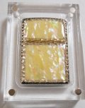 ☆豪華！天然貝 両面SHELL ★三面手彫り 五面デザイン！アイボリー ２００６年 ZIPPO！新品D