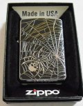 ★ SKULL SPIDER！どくろスパイダー Direct Etching ２０１４年 ＃２００ ZIPPO！新品