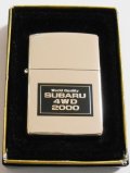 ☆スバル！SUBARU（富士重工業）４WD ２０００ ノベルティ ２０００年 ZIPPO！新品