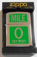 ★MILE O KEYWEST ! US企業 ２００３年 ８月＃２５０ USA ZIPPO！新品