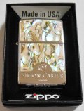 ☆SIMON CARTER！サイモン・カーター 天然貝SHELL 銀加工 ２０１１年 ZIPPO！新品