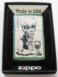 ☆ SKULL お洒落な・・スカルデザイン USA ２０１４年 カメレオン ZIPPO！新品