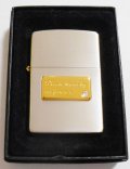 ☆ スワロフスキー・クリスタル付プレート！シルバー＆ゴールド加工 ２００６年 ZIPPO！新品