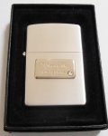 ☆ スワロフスキー・クリスタル付プレート！シルバー銀加工 ２００６年 ZIPPO！新品
