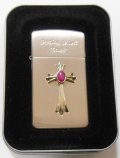 ☆Power Stone ルビー＆スターリング・クロスメタル ２００３年 限定 SLIM ZIPPO！新品