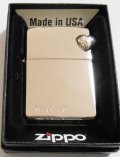 ☆豪華！シルバー９２５ ハート型オーナメント！２００２年 プラチナ加工 ZIPPO！新品