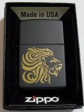 ☆ライオン！Lion King  ２０１８年 渋い・・BLACK USA ZIPPO！新品