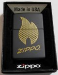 ☆ジッポー炎のマーク！２０１８年 渋い・・BLACK USA ZIPPO！新品