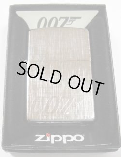 画像1: ☆００７！JAMES BOND ２０１８年 LINEN WAVE ZIPPO！新品