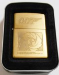 ☆００７！人気の・・映画 ００７ １９９６年１０月 真鍮ソリッドブラス USA ZIPPO！未使用品