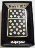 ★あら不思議！キラキラ色が変わる・・五角形３０個 銀加工 ２００３年１１月 ZIPPO！新品