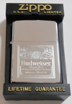 画像1: ☆バドワイザー！１９９２年１月 Budweiser Beer ラベル柄 ＃２５０ ZIPPO！新品