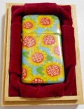☆ひまわり！色鮮やかな・・★和紙巻き ２００４年９月 SLIM ZIPPO！木箱入り 未使用品