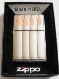 ★弾頭は・・Real Copper（銅）☆弾丸４発エンブレム ２０１８年 USA ZIPPO！新品