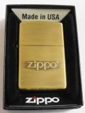 ☆渋い！真鍮古美 ＺＩＰＰＯロゴ 盛り上げ STAMP ２００６年 ＺＩＰＰＯ！新品。