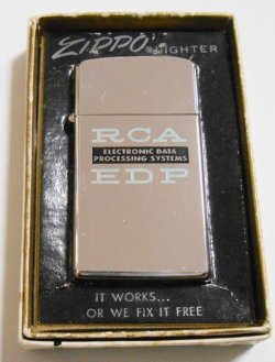 画像1: １９６３年 RCA EDP（RCAグループ）SLIM USED ZIPPO！