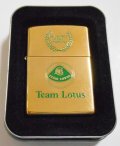 ☆チーム・ロータス！Team Lotus １９９９年４月 真鍮ケース Solid Brass Zippo！未使用品