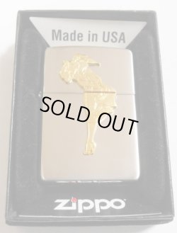 画像1: ☆WINDY！ウィンディ 全身ゴールドメタル パラジウム加工 ２００１年１月  ZIPPO！未使用品