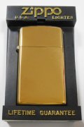 ☆１９９１年製 スリム 真鍮無垢！１９３２－１９９１ HP Solid Brass Slim Zippo 未使用品
