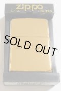 ☆金色に輝く・・＃２５０G ゴールドプレート ２００２年４月 High Polish Gold Plate Zippo！未使用品