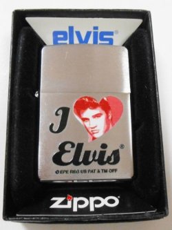 画像1: ☆ＥＬＶＩＳ ＰＲＥＳＬＥＹ I ♡LOVE Elvis ２０１２年 ＃２００ USA ZIPPO！新品