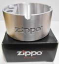 ☆ZIPPO アルミ製 卓上丸型灰皿！２００７年製 Ashtray 箱入り 新品。