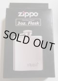 ☆お洒落な・・Zippo Flask！フラスコ Stainless Steel製３オンス用 新品