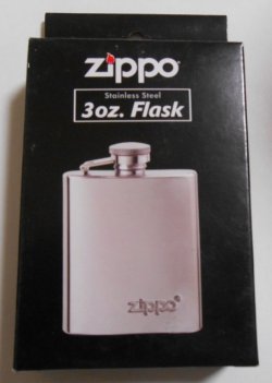 画像1: ☆お洒落な・・Zippo Flask！フラスコ Stainless Steel製３オンス用 新品
