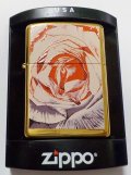☆豪華 薔薇！米国ローズアート社 限定４０個 The Rose！ROSEART バラ ＆ ロゴ 両面 BRASS ZIPPO！新品