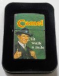 ☆CAMEL！キャメル   I'd walk a mile １９９６年９月  ブラック  ZIPPO！未使用品 