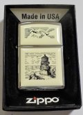 ☆SCRIMSHAW！スクリムショウ 灯台 両面アイボリー ２０００年１０月 ZIPPO！新品A