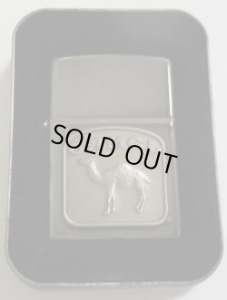画像1: ☆キャメル！CAMEL らくだエンブレム１９９７年６月 ミッドナイトクローム ZIPPO！未使用品