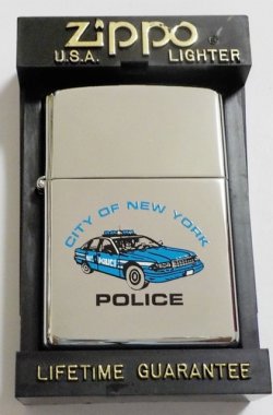 画像1: ☆二ューヨーク市警察 POLICE  パトカー！１９９７年７月 ＵＳＡ ♯２５０ ＺＩＰＰＯ！新品